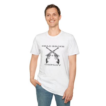 Dead Broke Six Shooters-Unisex Softstyle T-Shirt