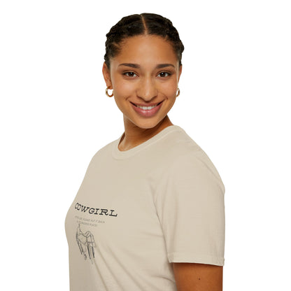 Return cowgirl after use-Unisex Softstyle T-Shirt