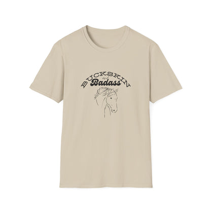 Buckskin and badass-Unisex Softstyle T-Shirt