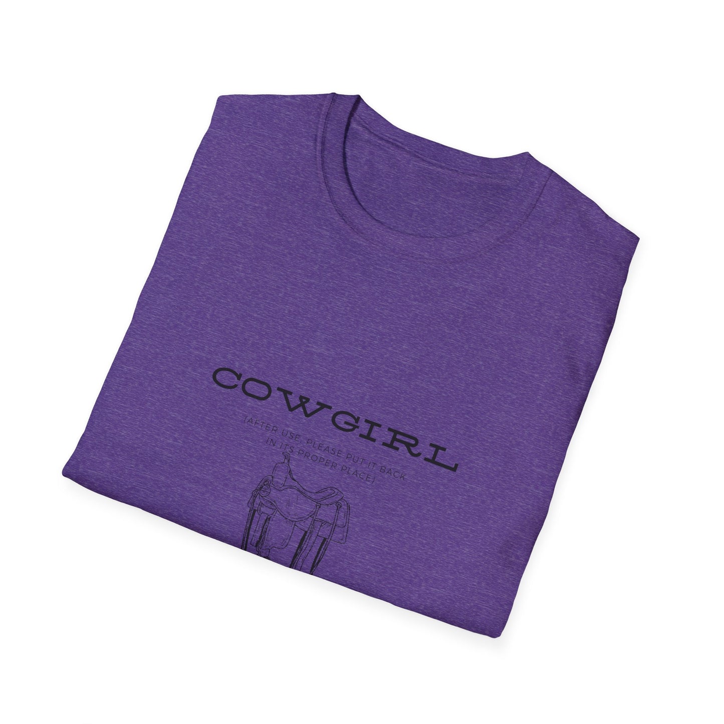 Return cowgirl after use-Unisex Softstyle T-Shirt