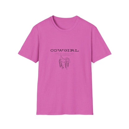 Return cowgirl after use-Unisex Softstyle T-Shirt