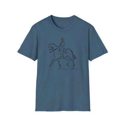 Dressage to stay alive-Unisex Softstyle T-Shirt