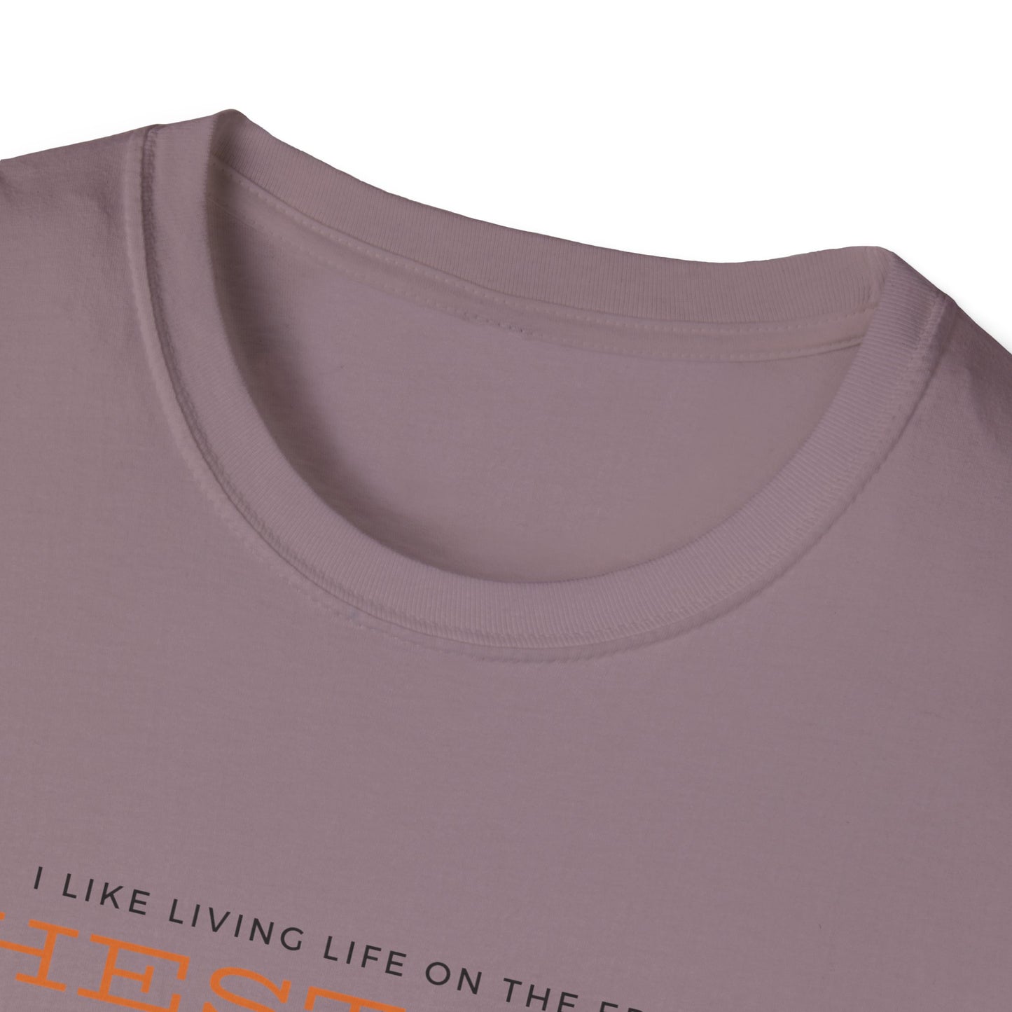 Live on the edge-Unisex Softstyle T-Shirt