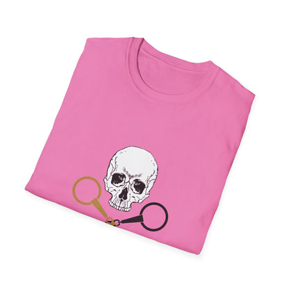 Skull and crossbits-Unisex Softstyle T-Shirt