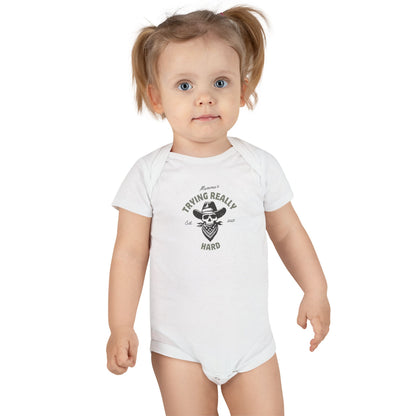 Mommas trying est 2025-Baby Short Sleeve Onesie®