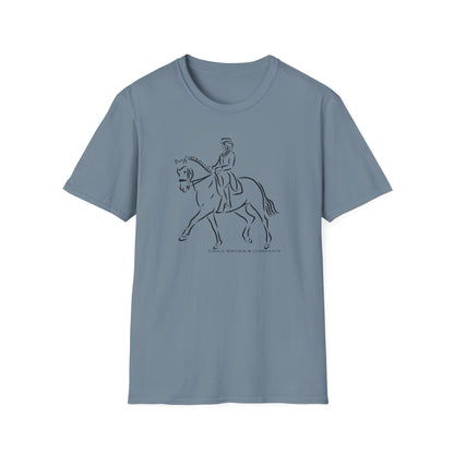 Dressage to stay alive-Unisex Softstyle T-Shirt