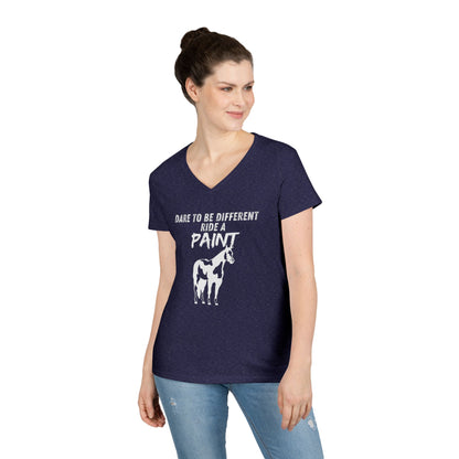 Ride a paint-Ladies' V-Neck T-Shirt