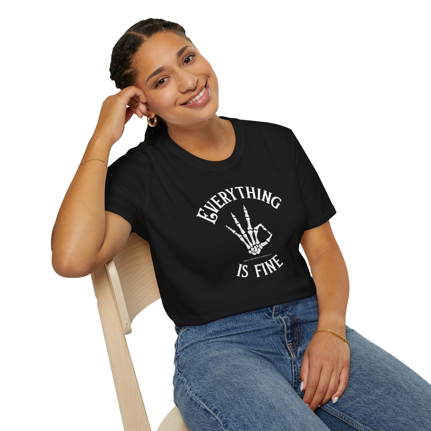 Everything is fine-Unisex Softstyle T-Shirt