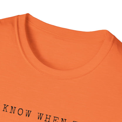 Know when to fold ‘em-Unisex Softstyle T-Shirt