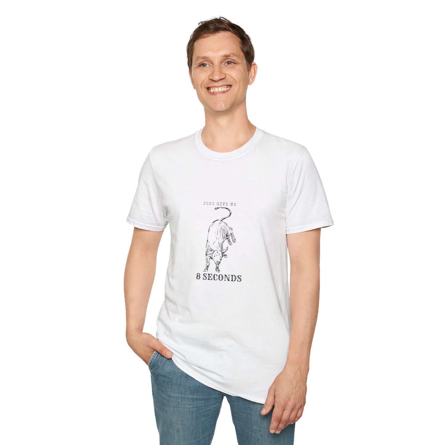 8 seconds-Unisex Softstyle T-Shirt