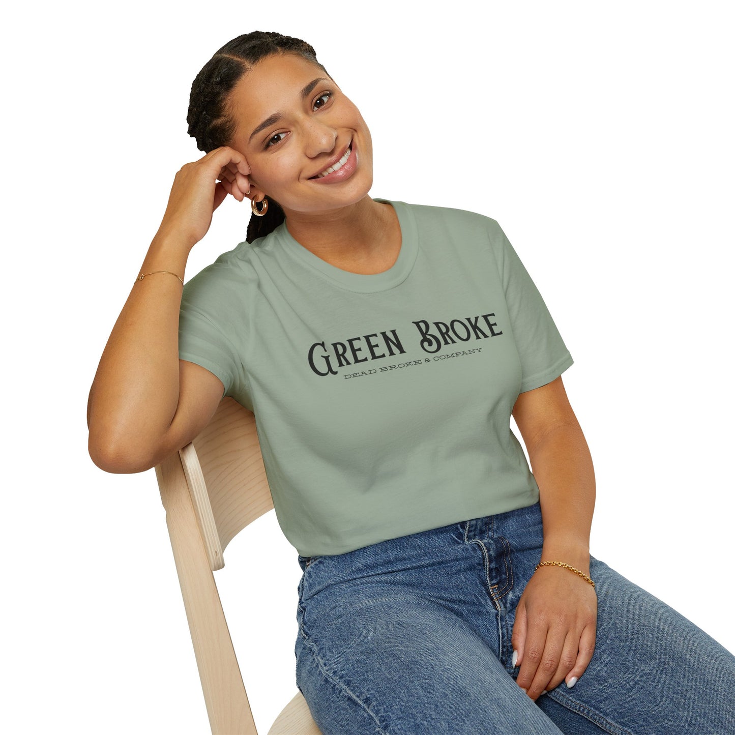 Green Broke-Unisex Softstyle T-Shirt