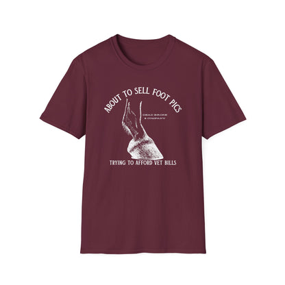 Selling Foot pics-Unisex Softstyle T-Shirt