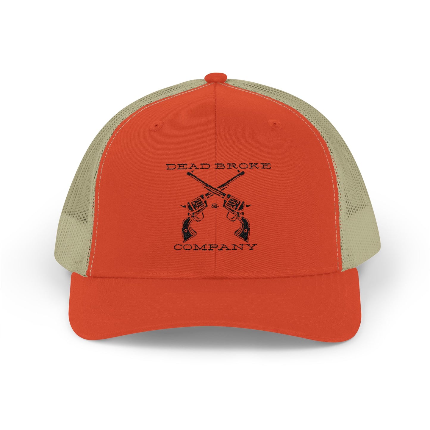 Dead Broke & Company embroidered-Snapback Trucker Cap