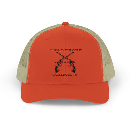 Dead Broke & Company embroidered-Snapback Trucker Cap