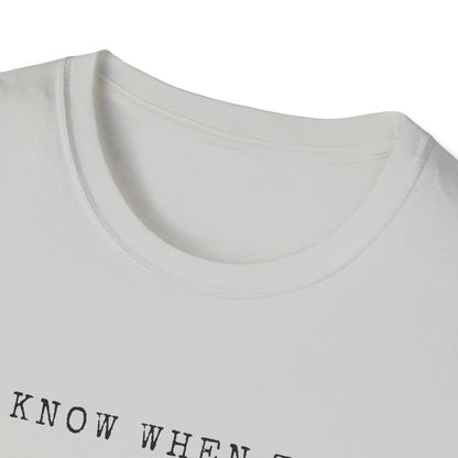 Know when to fold ‘em-Unisex Softstyle T-Shirt