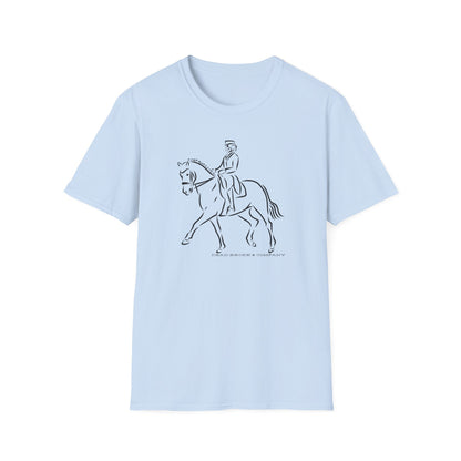 Dressage to stay alive-Unisex Softstyle T-Shirt