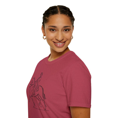 Dressage to stay alive-Unisex Softstyle T-Shirt