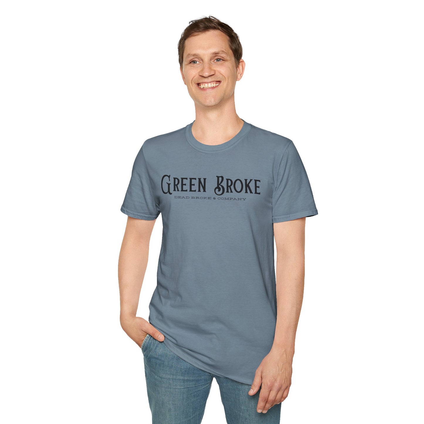 Green Broke-Unisex Softstyle T-Shirt