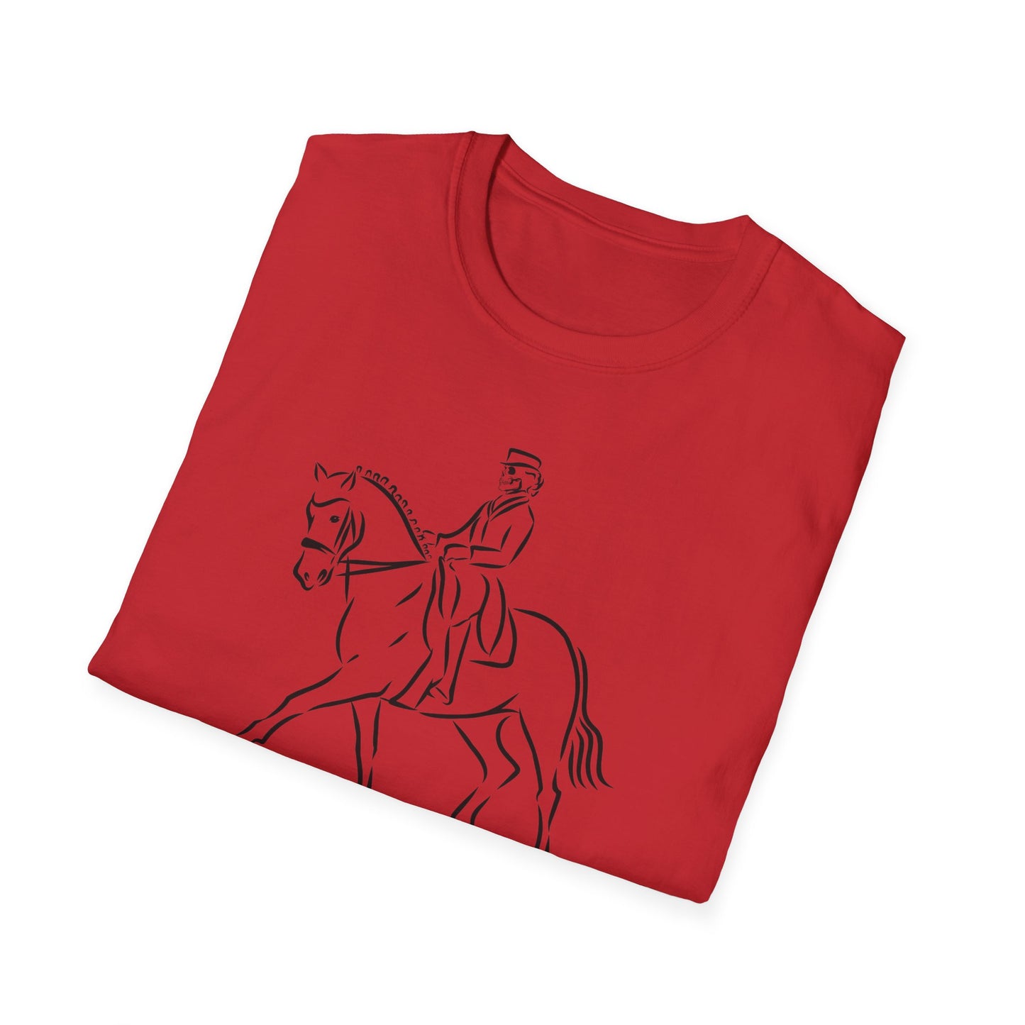 Dressage to stay alive-Unisex Softstyle T-Shirt