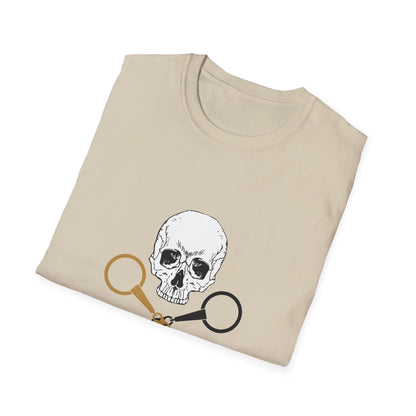 Skull and crossbits-Unisex Softstyle T-Shirt