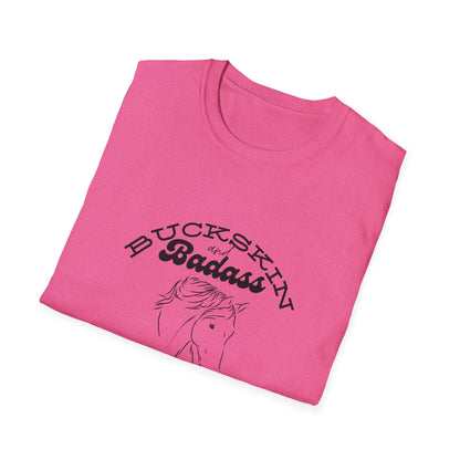 Buckskin and badass-Unisex Softstyle T-Shirt