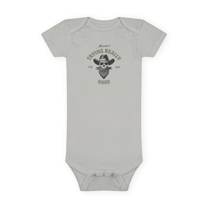 Mommas trying est 2025-Baby Short Sleeve Onesie®