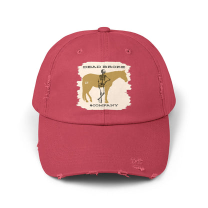 Dead Broke & Company-Unisex Distressed Cap