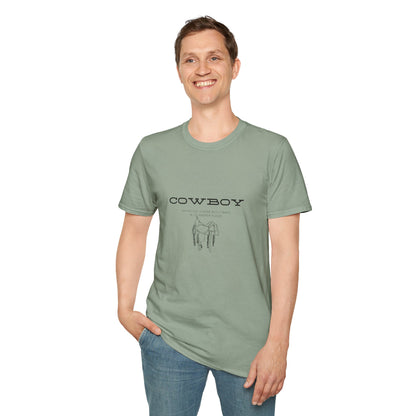 Return cowboy after use-Unisex Softstyle T-Shirt