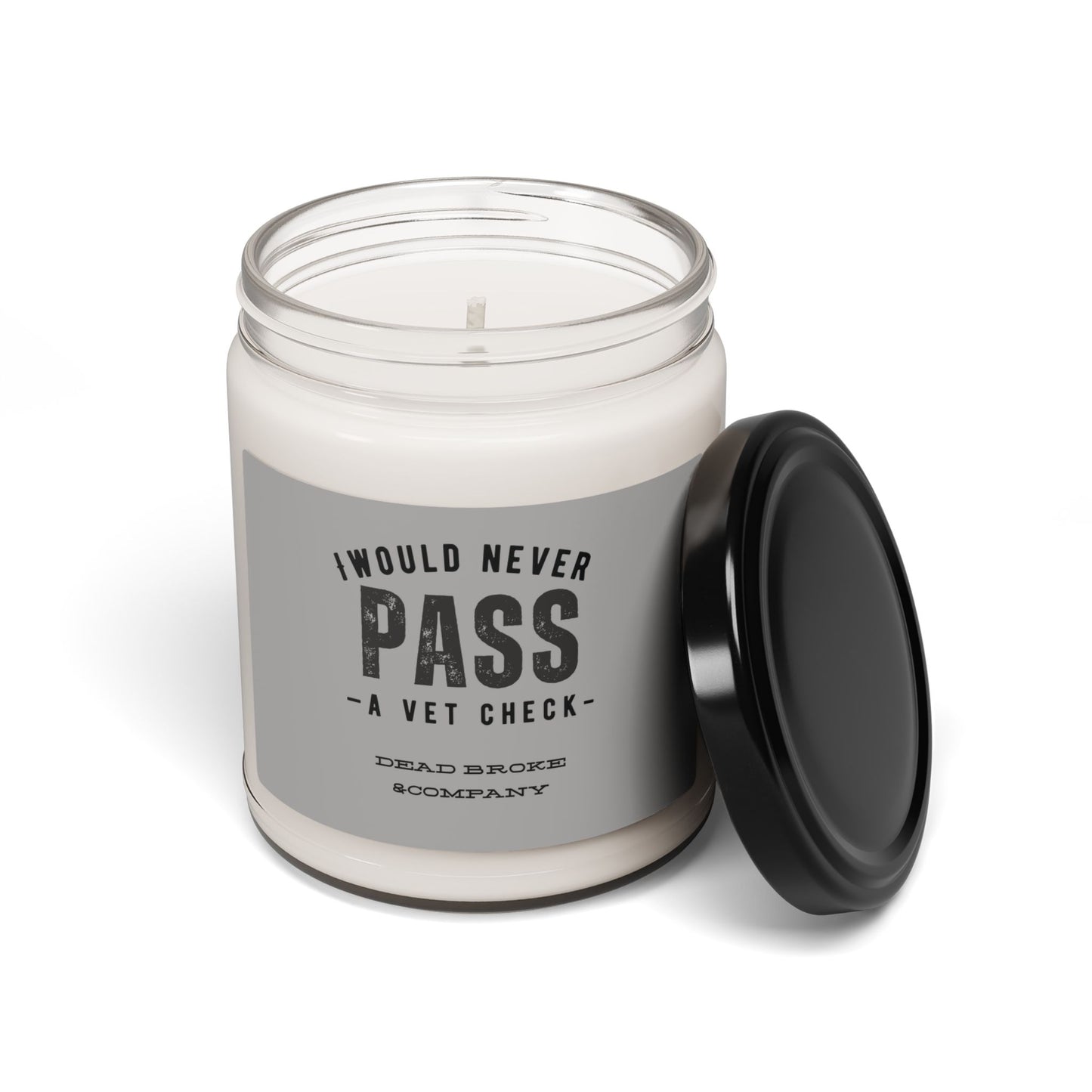 Wouldn’t pass a vet check, here’s an apple-Scented Soy Candle, 9oz