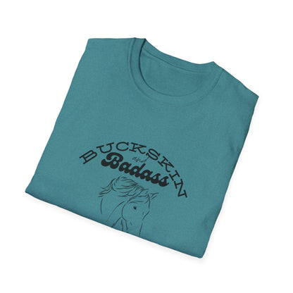 Buckskin and badass-Unisex Softstyle T-Shirt