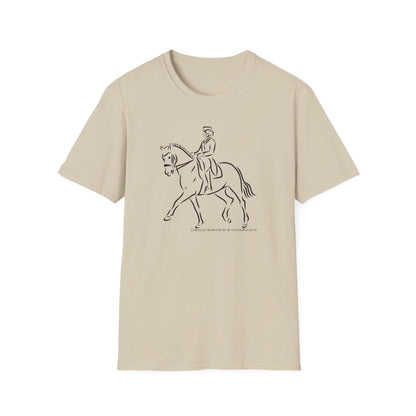 Dressage to stay alive-Unisex Softstyle T-Shirt