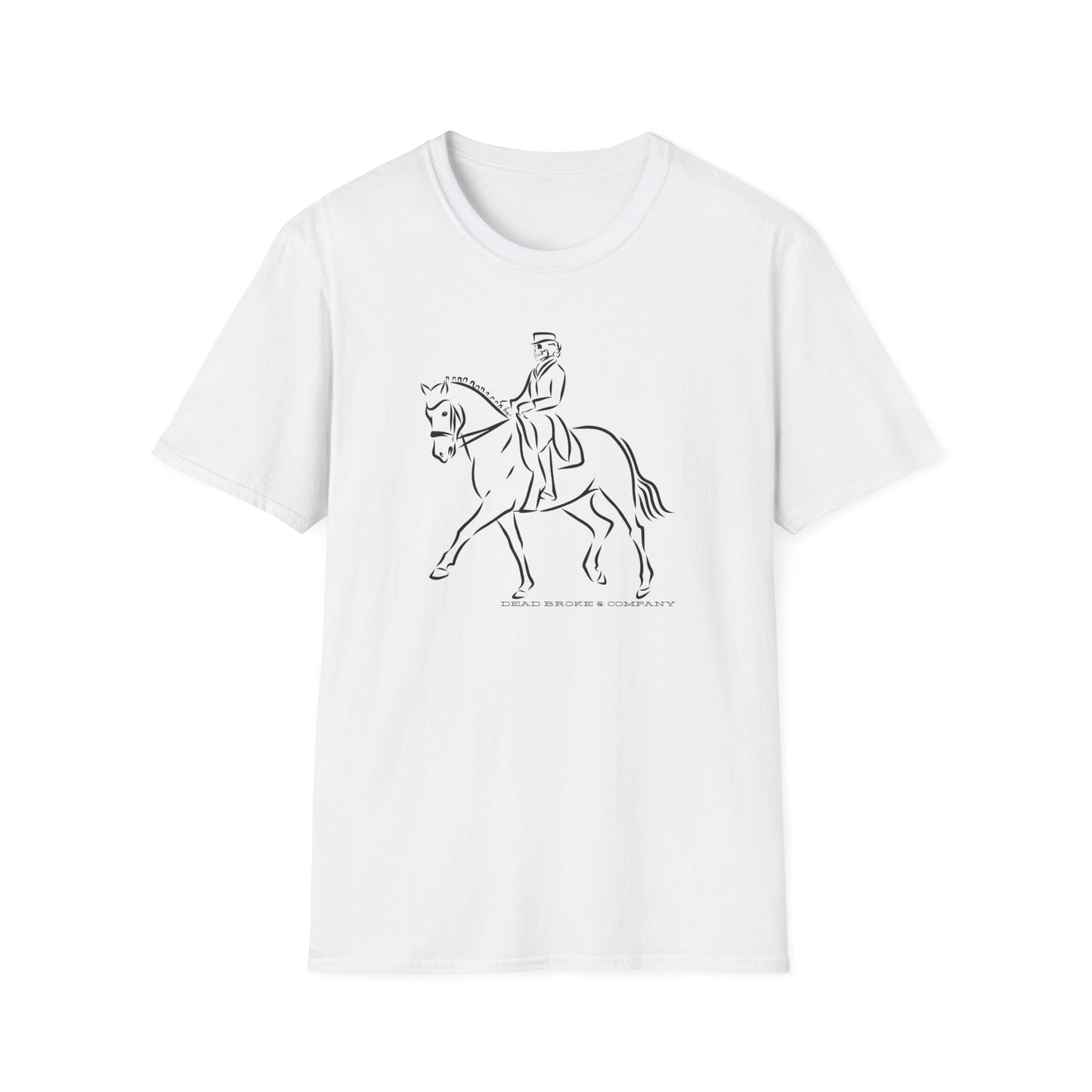 Dressage to stay alive-Unisex Softstyle T-Shirt