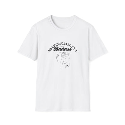 Buckskin and badass-Unisex Softstyle T-Shirt