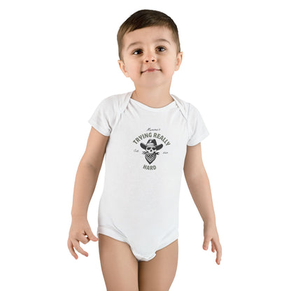 Mommas trying est 2024-Baby Short Sleeve Onesie®