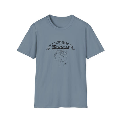 Buckskin and badass-Unisex Softstyle T-Shirt