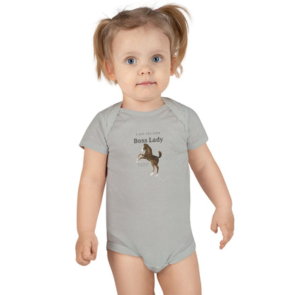 Boss lady-Baby Short Sleeve Onesie®