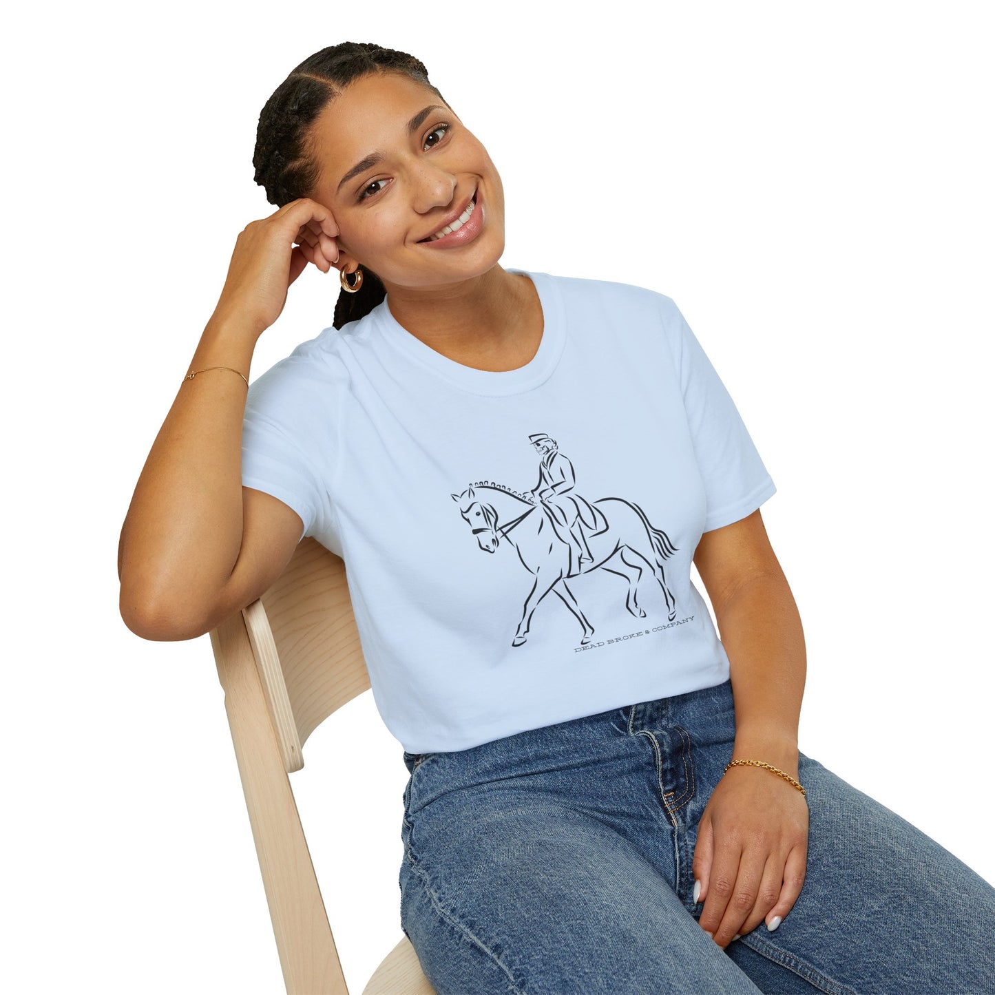 Dressage to stay alive-Unisex Softstyle T-Shirt