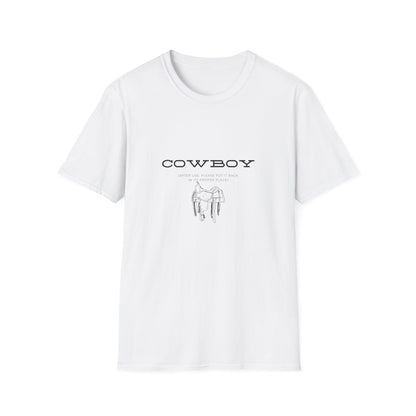 Return cowboy after use-Unisex Softstyle T-Shirt