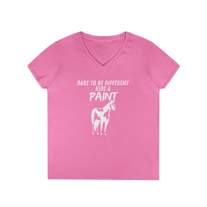 Ride a paint-Ladies' V-Neck T-Shirt