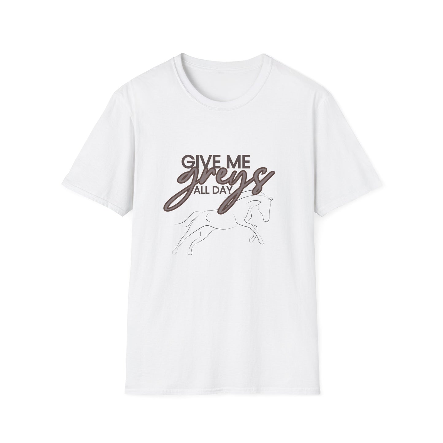 Give me greys-Unisex Softstyle T-Shirt