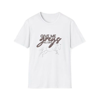 Give me greys-Unisex Softstyle T-Shirt