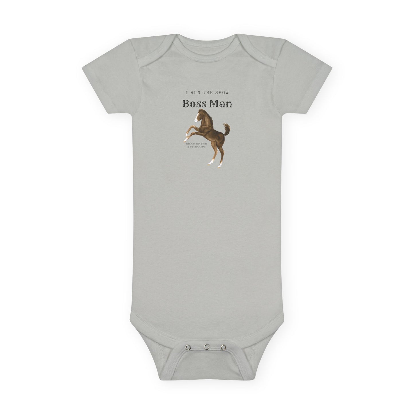 Boss man-Baby Short Sleeve Onesie®