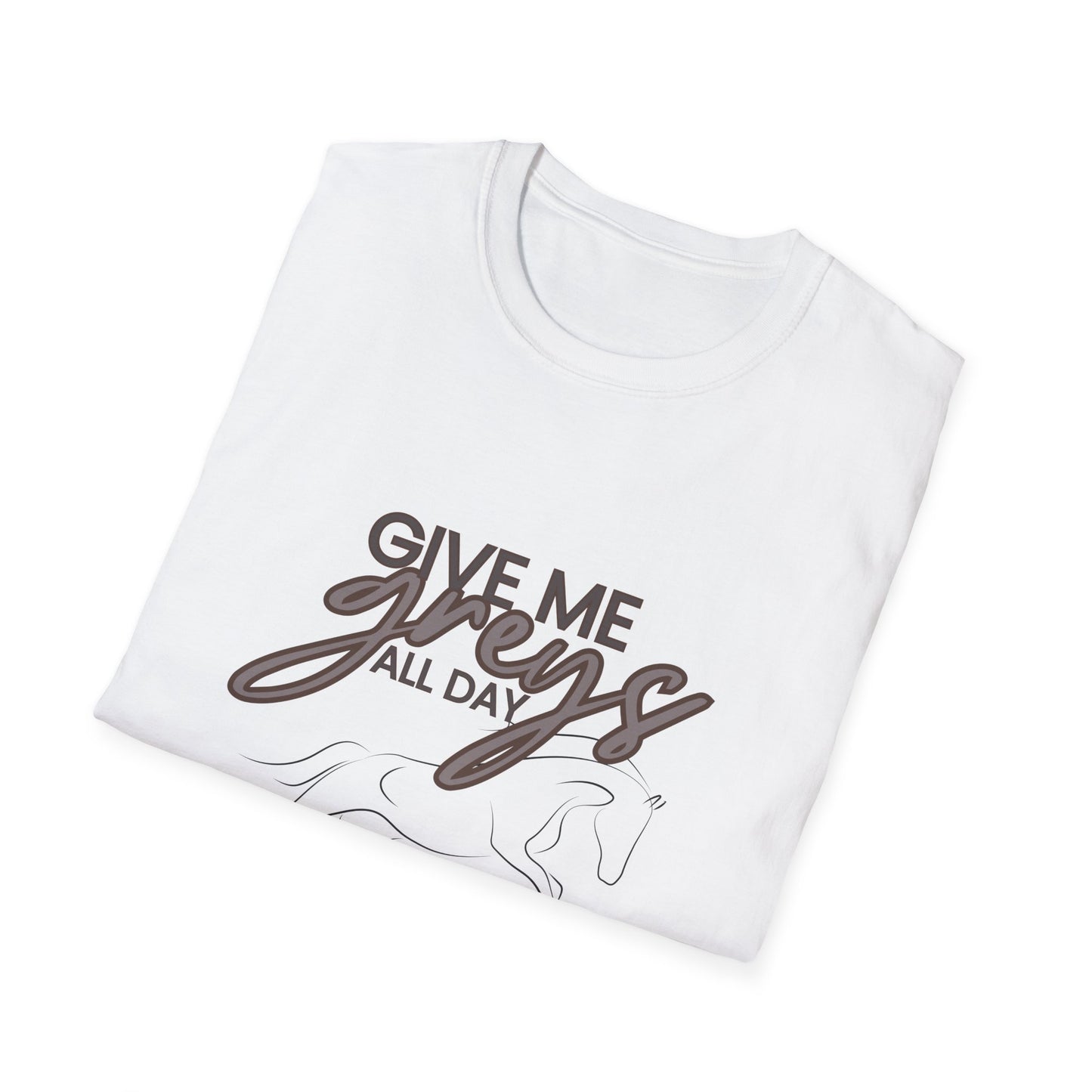 Give me greys-Unisex Softstyle T-Shirt