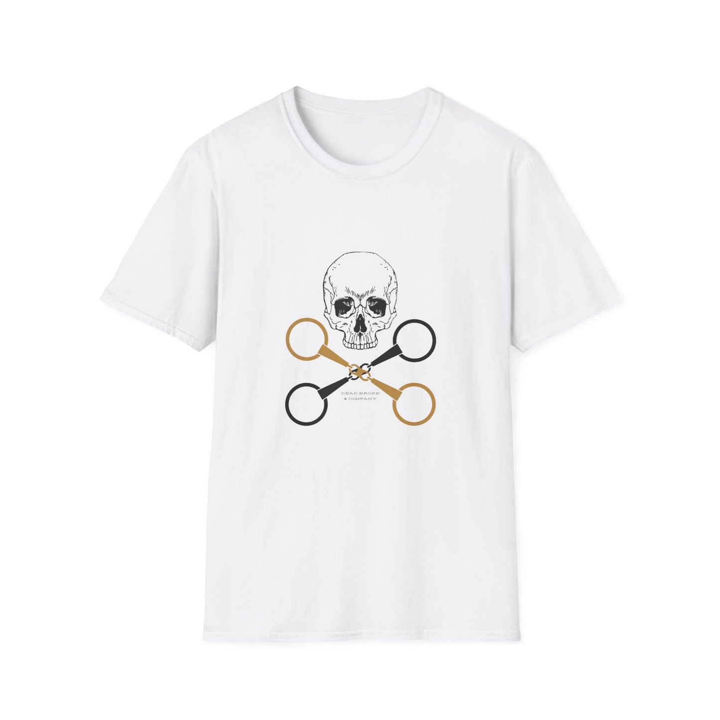 Skull and crossbits-Unisex Softstyle T-Shirt