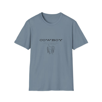 Return cowboy after use-Unisex Softstyle T-Shirt