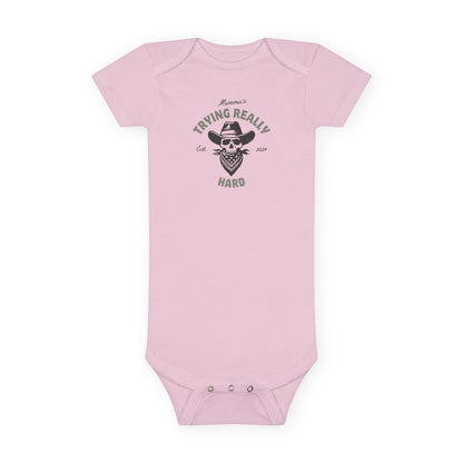 Mommas trying est 2024-Baby Short Sleeve Onesie®