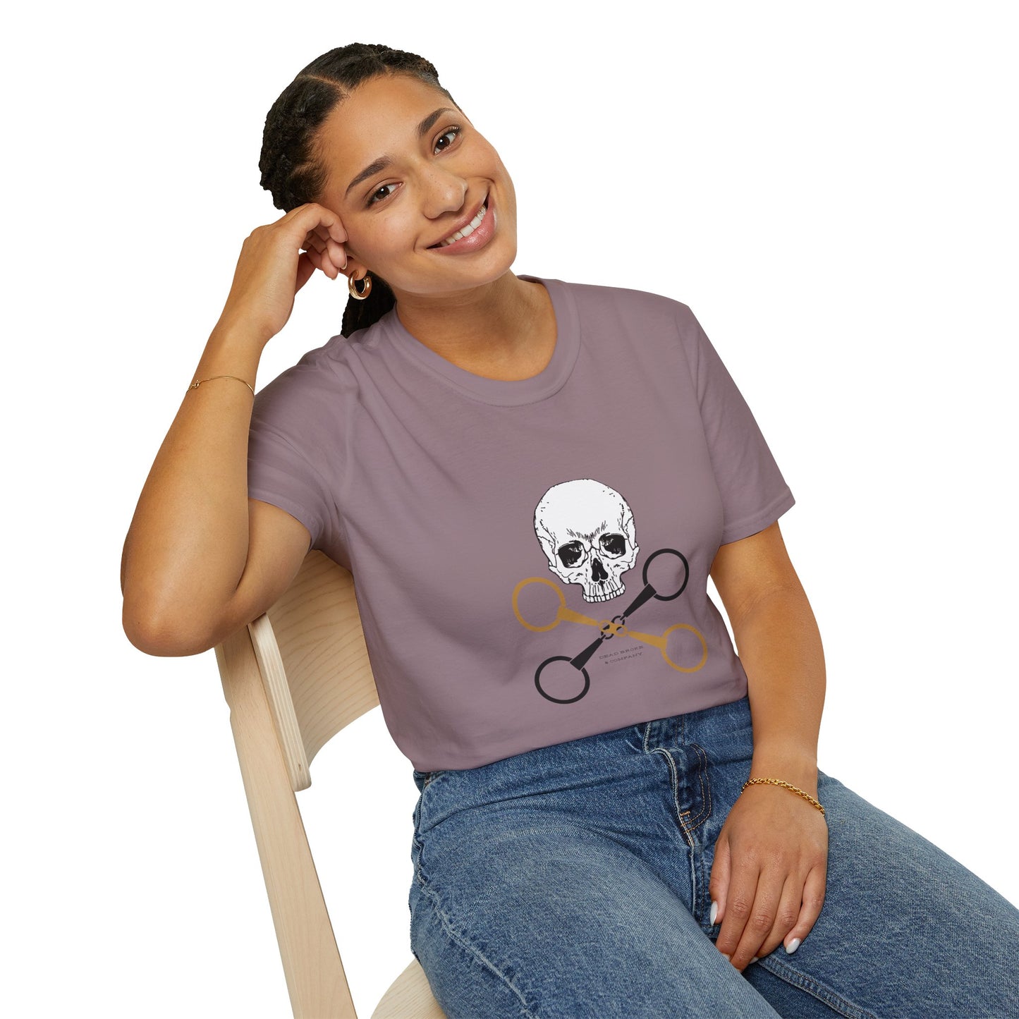 Skull and crossbits-Unisex Softstyle T-Shirt