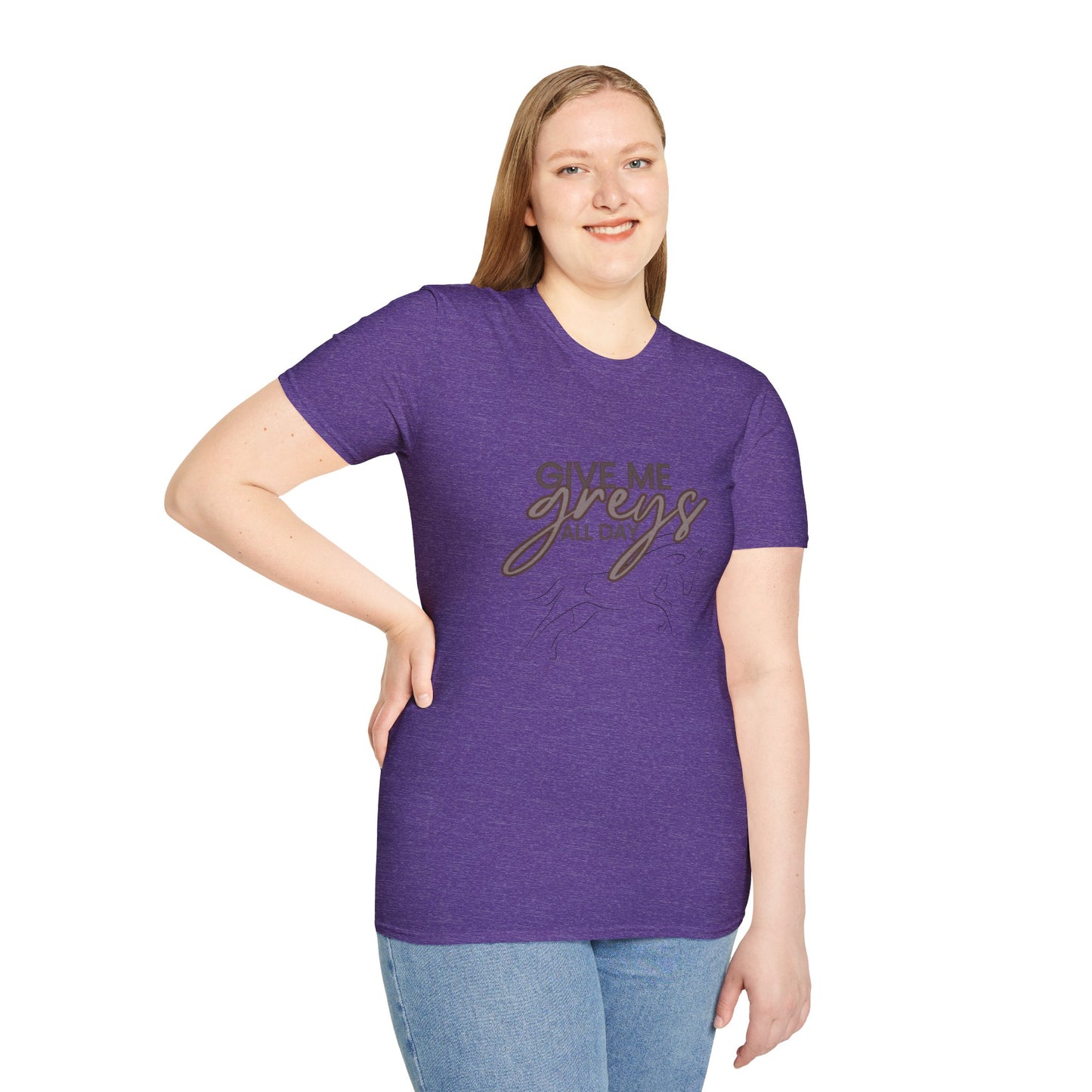 Give me greys-Unisex Softstyle T-Shirt