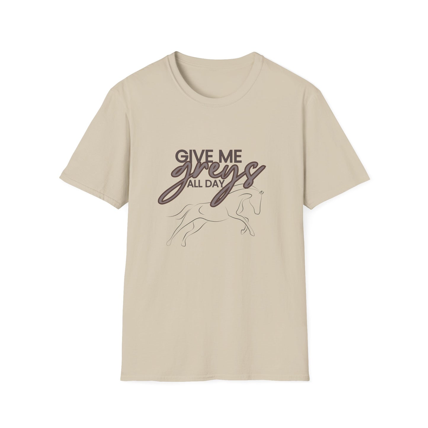 Give me greys-Unisex Softstyle T-Shirt