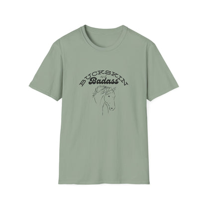 Buckskin and badass-Unisex Softstyle T-Shirt